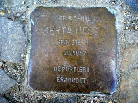 Stolperstein für Berta Hess