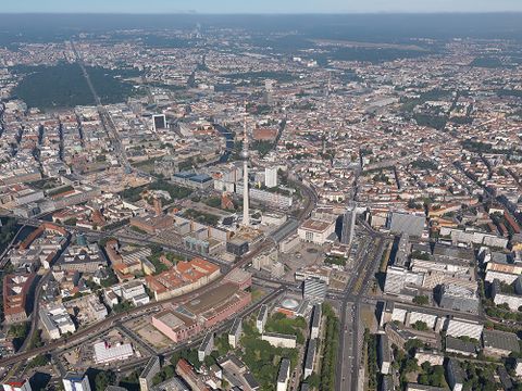 Luftbild von Berlin, 2013