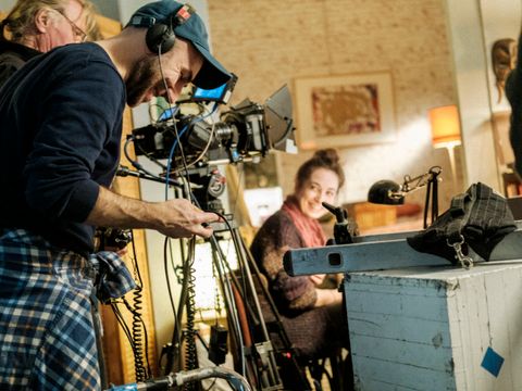 Dreharbeiten am iSFF vhs Mitte, Momentaufnahme 1