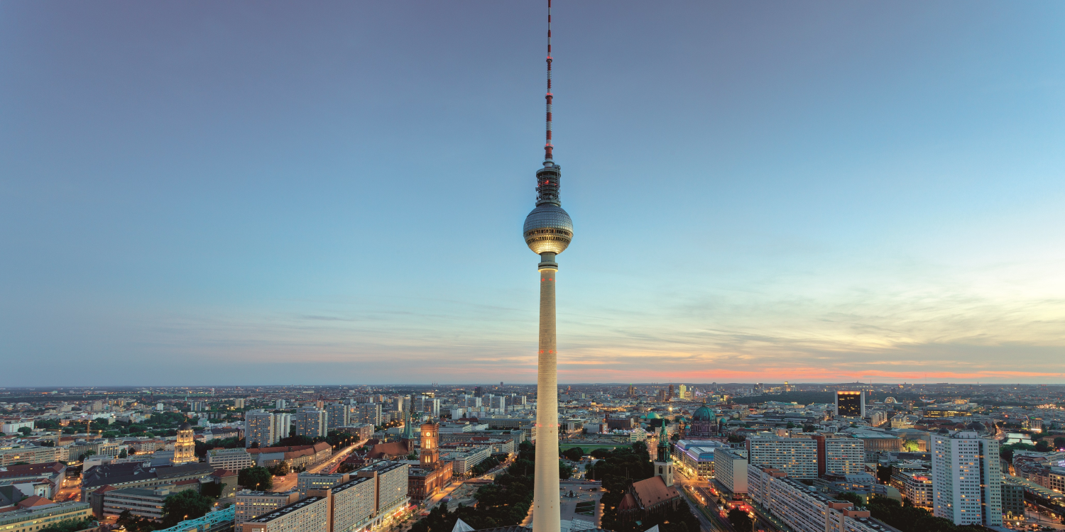 Abenddämmerung über Berlin