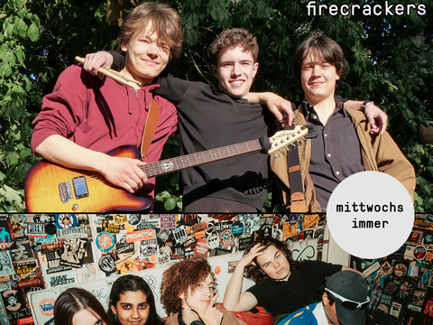 flyer für mittwochs immer am 1706 - abgebildet sind die acts für den abend