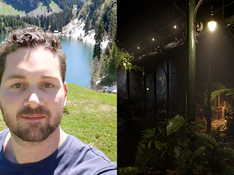 Links: Lukas Deutschel, rechts: Szene aus AdInfinitum