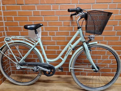 Türkises Damenfahrrad