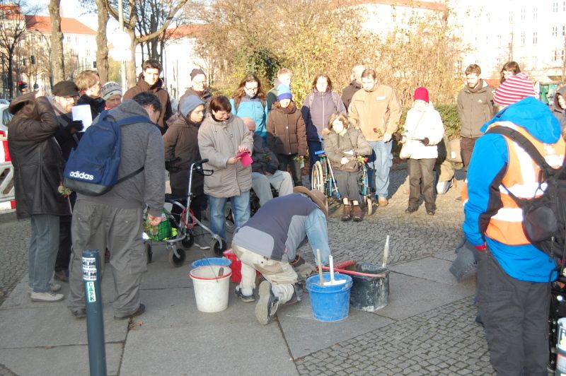 Foto Stolpersteinverlegung 2