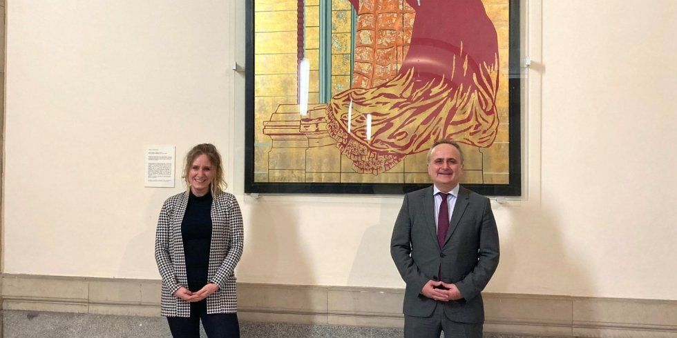 Empfang des kroatischen Botschafters im Rathaus Charlottenburg.