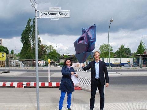 Benennung Erna-Samuel-Straße 2014