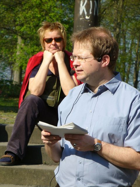 Wirtschaftsstadtrat Marc Schulte im Ruhwaldpark, Foto: KHMM