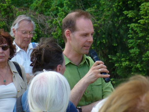 Der Leiter der Gärtnerei, Herr Ryzek, Foto: KHMM