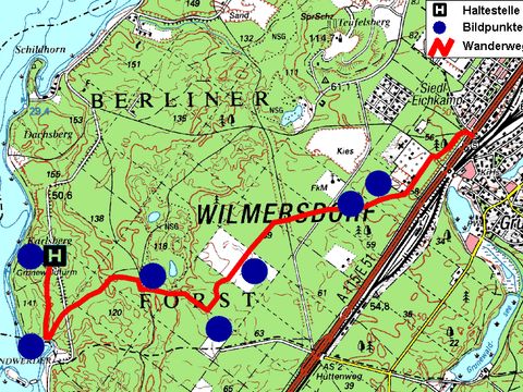 Wanderkarte (Bild: Berliner Forsten)