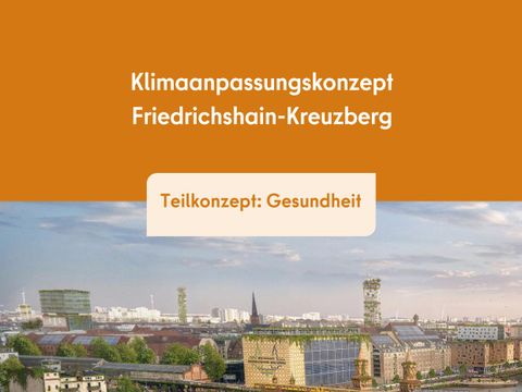 Cover des Klimaanpassung-Teilkonzepts Gesundheit