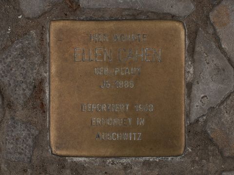 Stolperstein Ellen Cahen, 25.08.2012