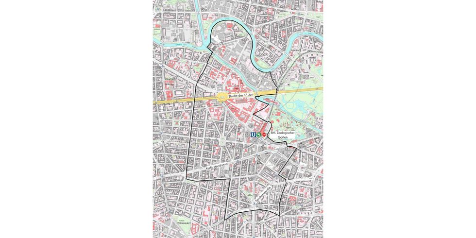 BEP City West Übersichtskarte