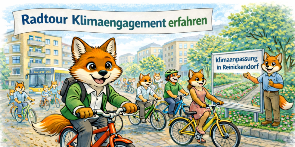 Füchse erfahren Klimaengagement