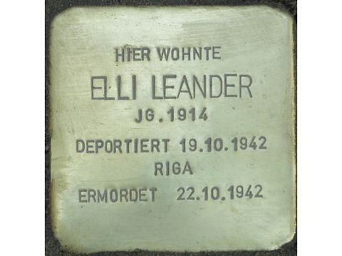 Stolperstein Elli Leander