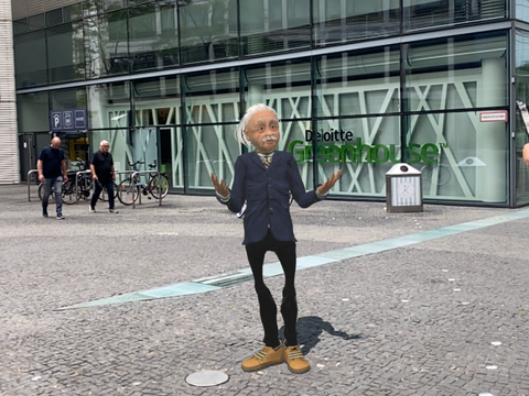 Ein virtuelles Treffen mit Einstein.