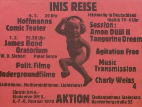 Plakat für Konzert, 1970