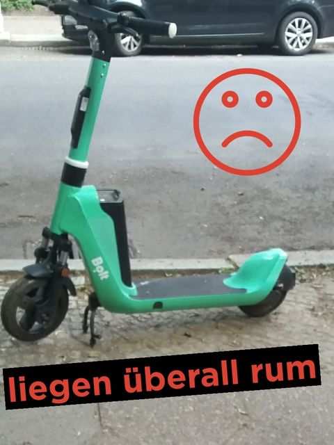Roller liegen rum