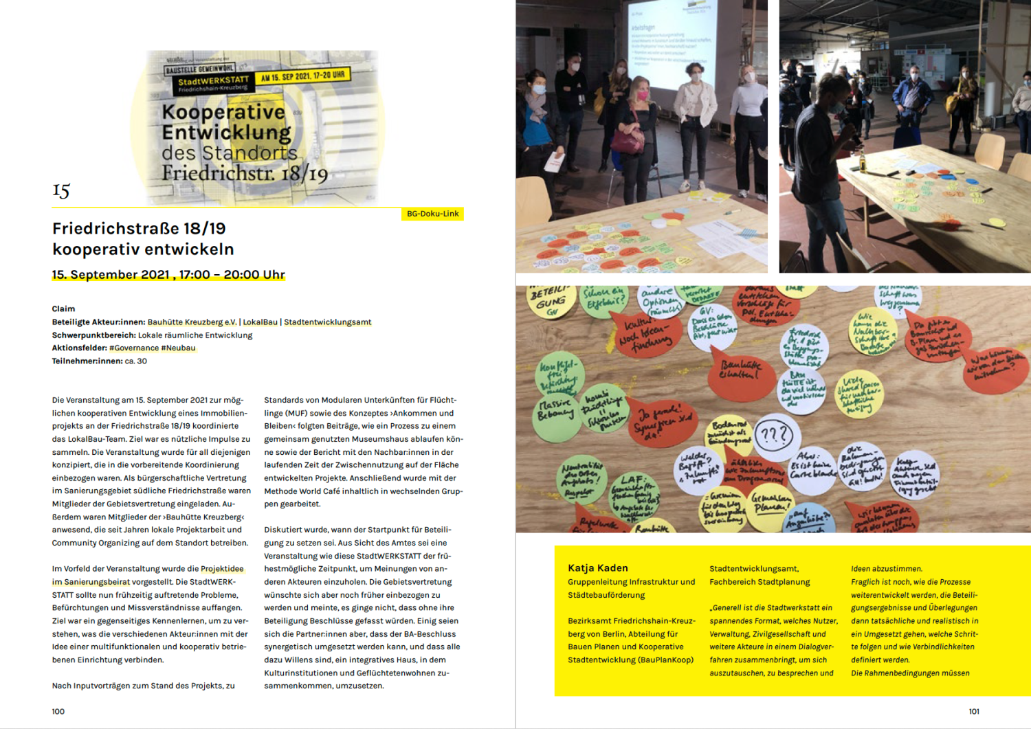 Doppelseite zu Friedrichstr. 18/19