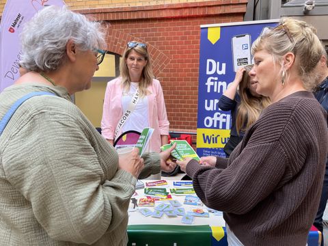 Rathausfest 2026: Am Stand vom Jobcenter