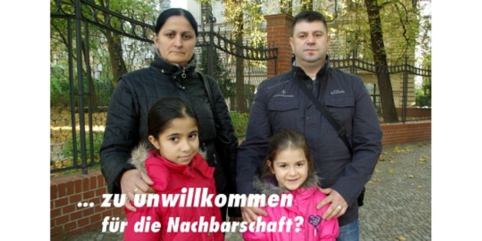 Foto einer Roma-Familie