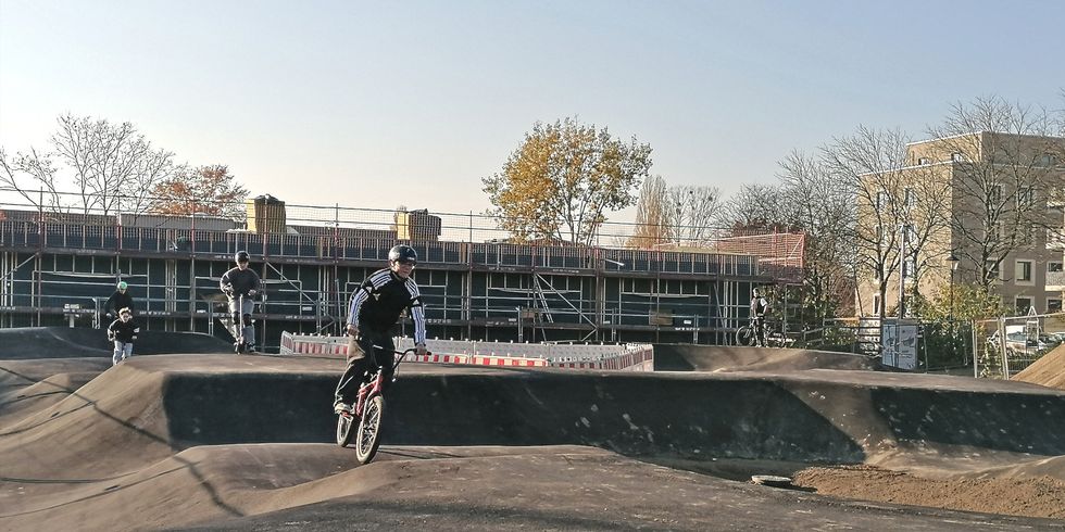 Eröffnung Pumptrak im Libertypark