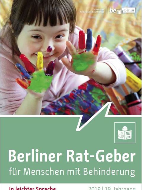 Berliner Ratgeber für Menschen mit Behinderung 2019 in leichter Sprache