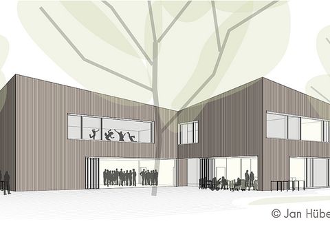 Perspektive des Siegerentwurfs