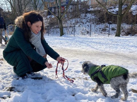 Filiz mit Hund