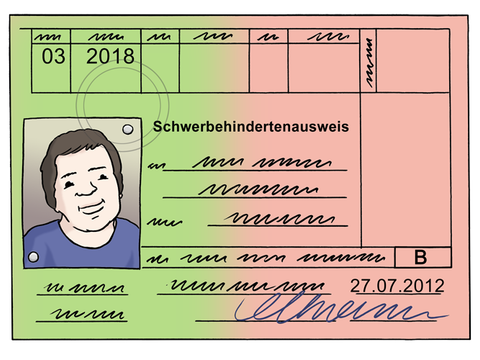 Schwerbehindertenausweis