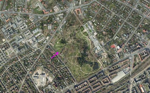 Abb.26: Aktuelle Lage der Station Berlin-Dahlem