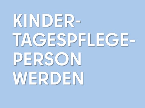 Teaser - Kindertagespflegeperson werden