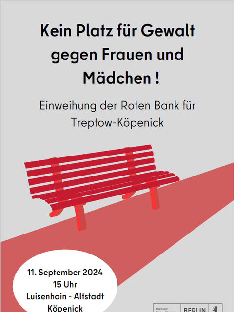 Einladung zur Einweihung der Roten Bank