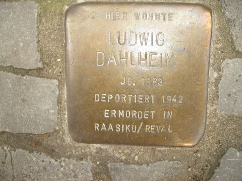 Stolperstein für Ludwig Dahlheim, 27.07.2011