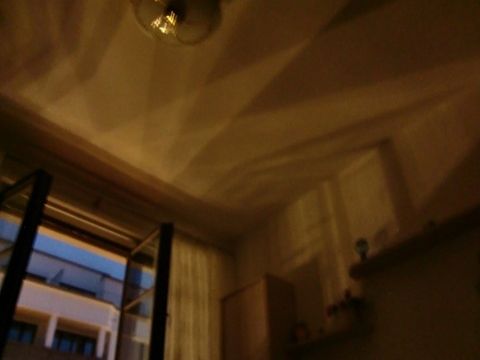 Licht an einer Zimmerdecke