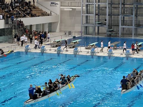 Drachenboot-Rennen der Jugendberufsagentur Berlin