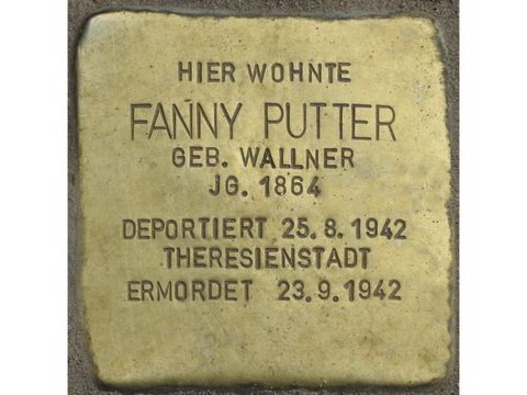 Stolperstein für Fanny Putter