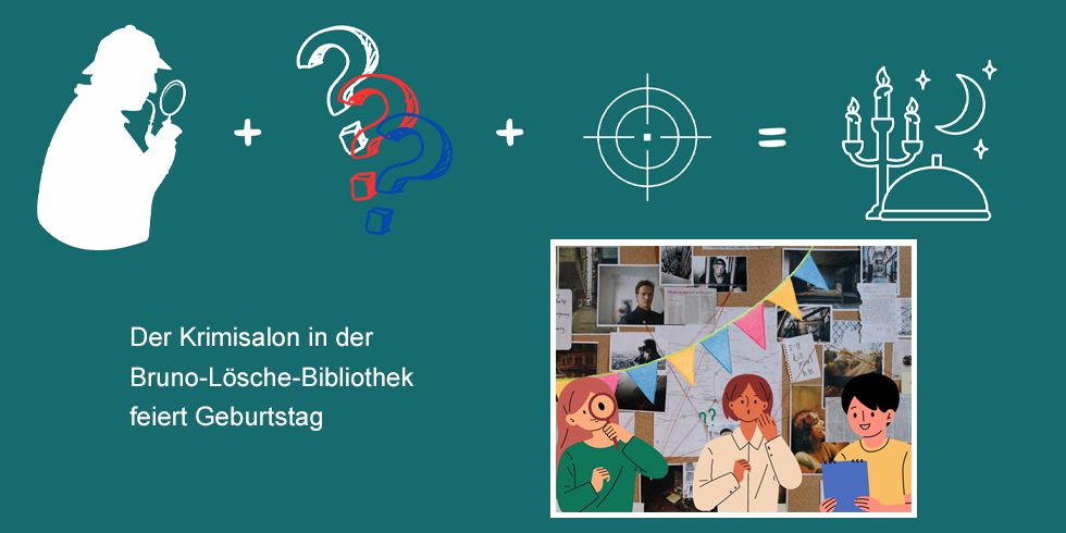 Der Krimisalon in der Bruno-Lösche-Bibliothek feiert Geburtstag!