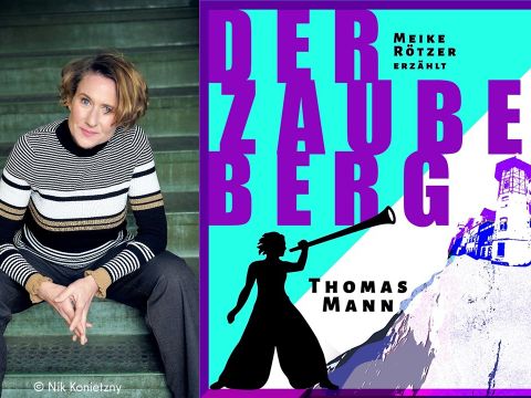 Meike Rötzer erzählt den Roman "Der Zauberberg" von Thomas Mann (Bild: Nik Konietzny)
