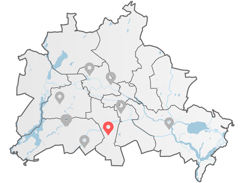 Karte mit Lage Marienpark