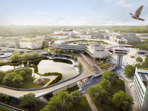 Visualisierung des neuen Areals Berlin TXL