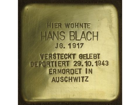 Stolperstein Hans Blach