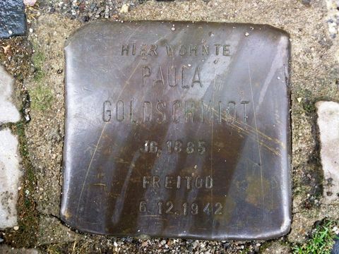 Stolperstein für Paula Goldschmidt