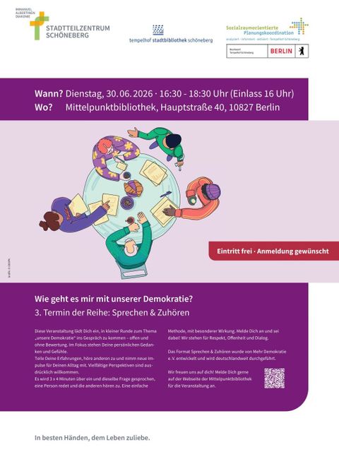 Plakat zur Veranstaltung