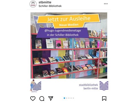 Präsentation der neu eingekaufter Medien