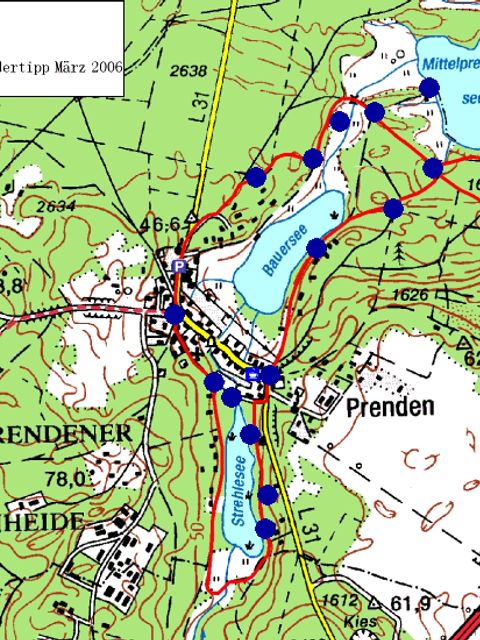 Wanderkarte (Bild: Berliner Forsten)