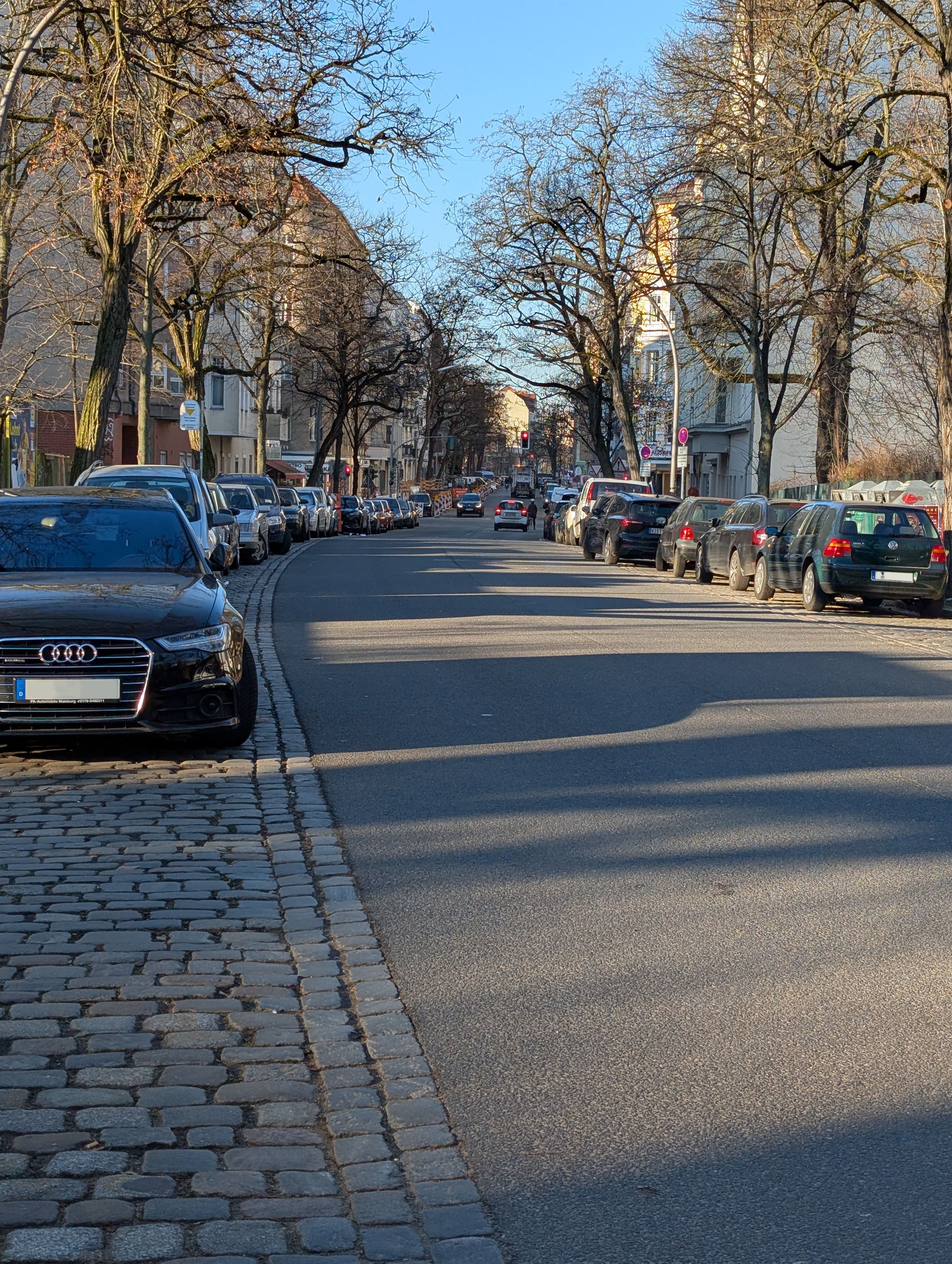 Ansicht Belziger Straße vor Umgestaltung
