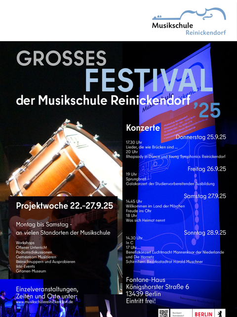 Festival-Plakat (Bild: Musikschule Reinickendorf)