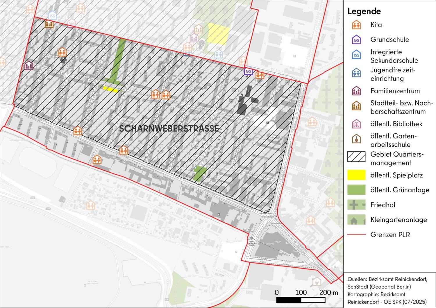 Karte PLR Scharnweberstraße