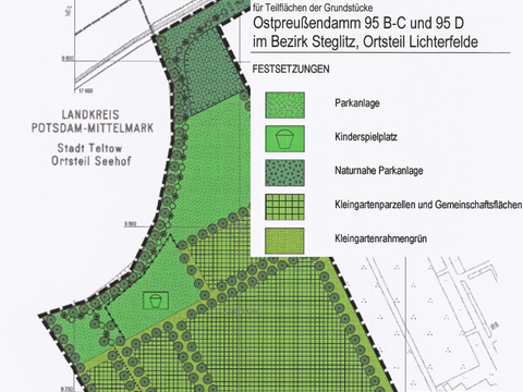 Kartenausschnitt XII-L-5: Ostpreußendamm