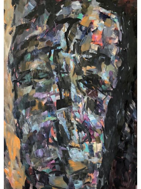 Marwan: “o.T.”, 2013–2014, Öl auf Leinwand, 162 x 114 cm (Bild: Nachlass Marwan, Foto: Jörg von Bruchhausen)